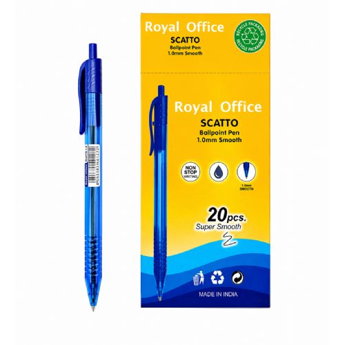 PENNE SF ROYAL OFFICE A SCATTO R20 1,0MM BLU  CF20